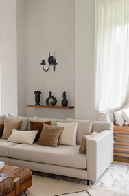KAJA K-4973 HARIS Fekete Színű Fali Lámpa 2xE14 10W IP20