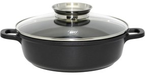 Elo 19624 Sütőedény üveg fedéllel és aromafogantyúval Alucast 24 cm, 24 cm