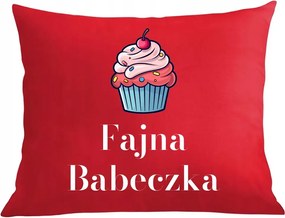 Párna párnahuzat Nőnapra Hűvös Muffin Ajándék