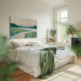 Kép 70x100 cm Gouache Lake – Styler