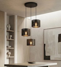 Emibig modern függeszték lux fekete emi1670/3prem