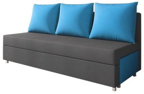 LISA kanapé, szürke+kék (alova 48/alova 29)