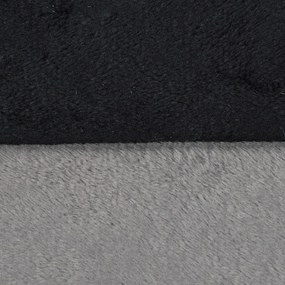 Szürke velúr fekhely kutyáknak ø 50 cm Flakes – Love Story