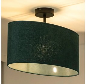 Duolla - Felületre szerelhető csillár OVAL 1xE27/15W/230V zöld