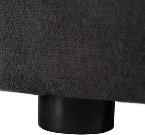 Fotel tárhellyel, sötétszürke/világosszürke, PERSI