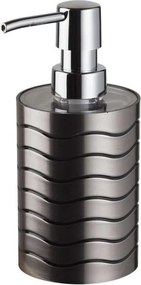 Ezüst szappanadagoló tökéletes kiegészítője a fürdőszobai térnek