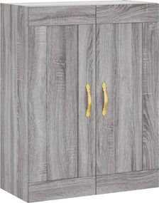 vidaXL szürke sonoma szerelt fa fali szekrény 69,5 x 34 x 90 cm