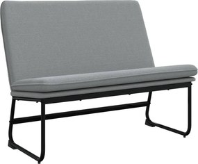 vidaXL világosszürke szövet pad 100 x 75 x 76 cm