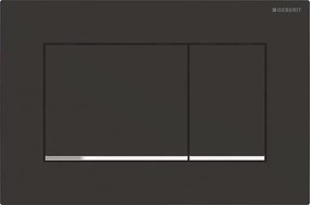Geberit 115.883.14.1-Öblítőnyomólap Sigma30 24,6x16,4 cm fekete/fényes króm