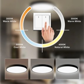 Brilagi - POOL LED mennyezeti lámpatest 60W/230V, 3000/4500/6000K, 50 cm