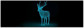 Poszterek 200x66 Türkiz szarvas