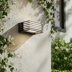 RENDL CLAIRE 14 fali lámpa antracit opálakril 230V LED 6W IP54 3000K