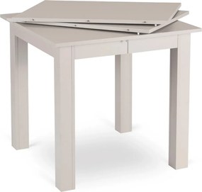 Modern bővíthető étkezőasztal BEN 80–200 cm kasmír
