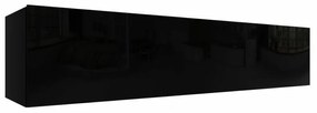 IZUMI 44 BL magasfényű fekete TV szekrény 175 cm