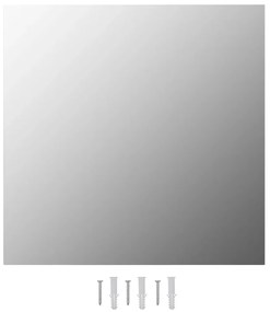 2 db négyzet alakú falitükör 60 x 60 cm