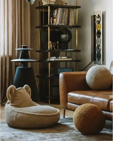 Barna buklé párna gyerek kanapéhoz Ball – Wigiwama