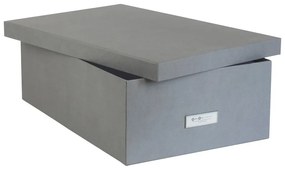 Inge 3 db-os szürke tárolódoboz szett - Bigso Box of Sweden