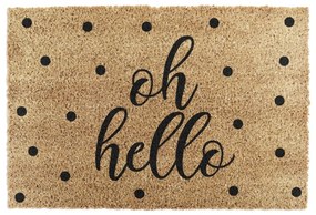 Kókuszrost lábtörlő 40x60 cm Oh Hello – Artsy Doormats