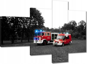 Vászonkép 100x70 Tűzoltóság