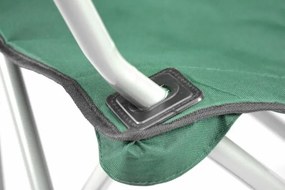 DIVERO Kempingszék összecsukható XL zöld