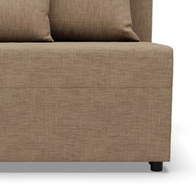 Nobu sarokkanapé, fonott, univerzális oldal, bézs