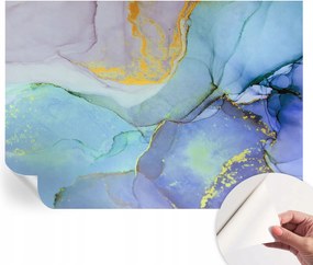 Öntapadós tapéta 3D fali ragasztóval Akvarell formák 208x146 cm