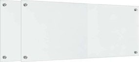 vidaXL Konyhai splashback 2 pcs Átlátszó 100 x 40 cm edzett üveg