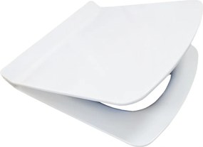 WC-ülőke Univerzális lassan ereszkedő téglalap alakú könnyen kihúzható duroplast