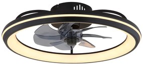 Globo Celeste 03643 távirányítós mennyezeti ventilátoros lámpa, 40W LED, 3000K-6500K, 188-2080 lm