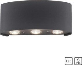 Paul Neuhaus modern kültéri fali lámpa carlo antracit pln9488-13