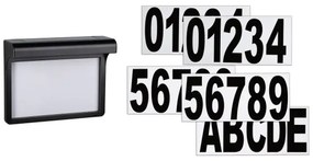 Paulmann 95388 - LED/0,05W IP44 Napelemes házszám érzékelővel DAYTON 4,8V