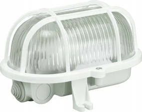 Csatorna lámpatest műanyag hálóval OWAL60 60W fehér Pawbol D.3151