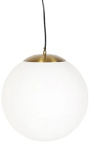 Skandináv függőlámpa opál üvegből 40 cm - Ball 40