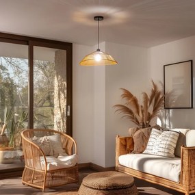 KERIA univerzális lámpabúra, átmérő 50 cm, barna