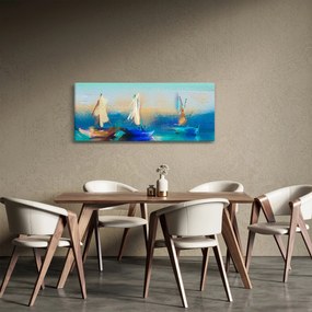Kép - Tájképfestészet, festészet (120x50 cm)