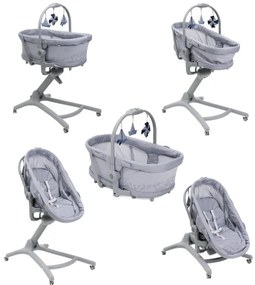 Chicco - Bölcső 5in1 BABY HUG PRO szürke