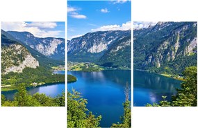 Kép - Hallstatt tó, Hallstatt, Austria (90x60 cm)