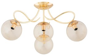 Felületre szerelhető csillár  OXA 4xE14/10W/230V arany