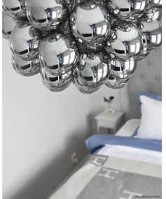 ByRydens 4200440-4505 - Csillár zsinóron GROSS 8xG9/4W/230V füstös/fekete