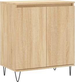 vidaXL sonoma tölgy színű szerelt fa tálalóasztal 60 x 35 x 70 cm