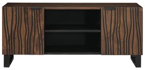 TV Szekrény, 105 x 33.5 x 46 cm, tömör mangófából készült.
