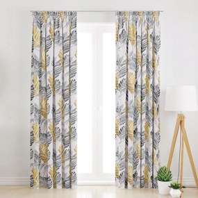 Szalagfüggöny Sárga Levelek -145 X 300 Újdonság