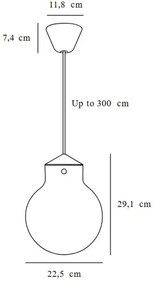 Nordlux - Csillár zsinóron RAITO 1xE27/25W/230V réz/fehér