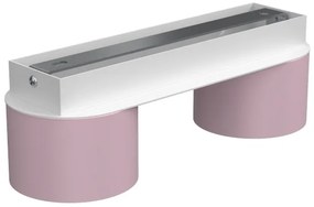Mennyezeti lámpa DIXIE 2xGX53/11W/230V rózsaszín