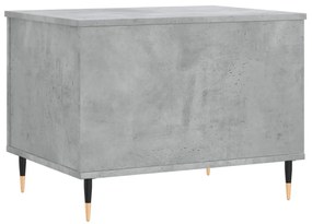 Betonszürke szerelt fa dohányzóasztal 60 x 44,5 x 45 cm