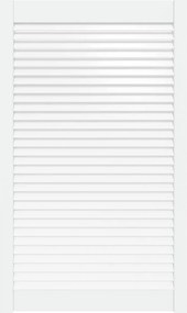 vidaXL fehér tömör fenyőfa lamellás szekrényajtó 99,3 x 59,4 cm