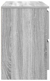 szürke sonoma színű szerelt fa TV-szekrény 80x35x54 cm