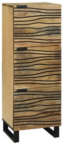 Highboard - 40x33.5x110 cm Tömör Mangófából