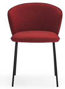 Piros kárpitozott étkezőfotel szett 2 db-os Add – Teulat