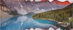 Kép - kanadai hegyi táj (120x50 cm)